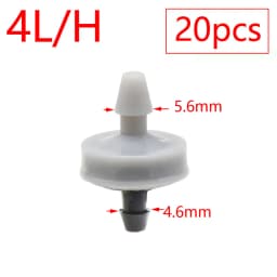2L 4L 8L Dripper Irrigation 2/4-way Arrow Dropper Connector Cross Water Splitter Emitter Drip Arrow Micro Drip Irrigation System