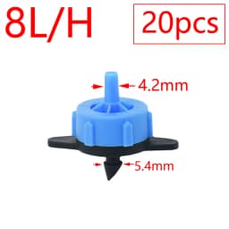 2L 4L 8L Dripper Irrigation 2/4-way Arrow Dropper Connector Cross Water Splitter Emitter Drip Arrow Micro Drip Irrigation System