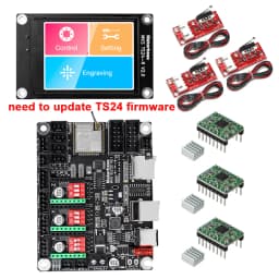 Makerbase MKS DLC32 V2.1 32bits Motherboard Offline Controller WIFI TFT Touch Screen TS24/TS35-R For Laser Engraving Machine