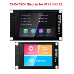 Makerbase MKS DLC32 V2.1 32bits Motherboard Offline Controller WIFI TFT Touch Screen TS24/TS35-R For Laser Engraving Machine