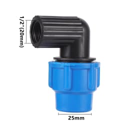 20/25/32mm PE Pipe Quick Connector Elbow Reducing Water Pipe Joint Plastic Female Thread 1/2" 3/4" Pvc Fittings