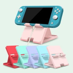 NS Normal Switch Game Console Stand For Nintendo Switch 1/2Mobie Phone Pad Pink Holder Classic NS Bracket Adjustable Accessories