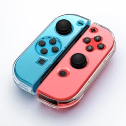 Crystal Hard Case Protective Cover Joycon Shell For Nintendo Switch 2/Oled NS Joy-Con Controller Transparent TPU Soft Protector
