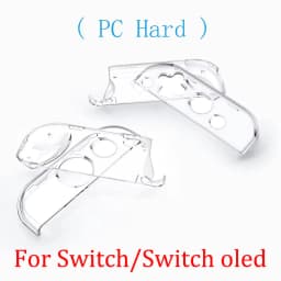 Crystal Hard Case Protective Cover Joycon Shell For Nintendo Switch 2/Oled NS Joy-Con Controller Transparent TPU Soft Protector