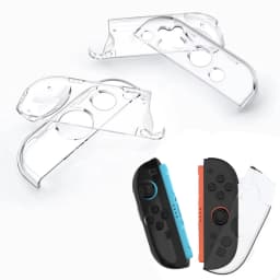 Crystal Hard Case Protective Cover Joycon Shell For Nintendo Switch 2/Oled NS Joy-Con Controller Transparent TPU Soft Protector