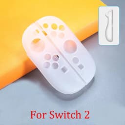 Crystal Hard Case Protective Cover Joycon Shell For Nintendo Switch 2/Oled NS Joy-Con Controller Transparent TPU Soft Protector