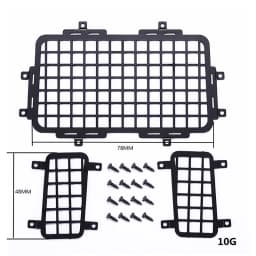 Metal OP Simulated Decorations Accessaries Diy for MN Model D90 D91 MN99 MN99S V1 V2 1/12 RC Car Window Mesh Upgrade Spare Parts