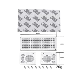 Metal OP Simulated Decorations Accessaries Diy for MN Model D90 D91 MN99 MN99S V1 V2 1/12 RC Car Window Mesh Upgrade Spare Parts