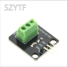 DS18B20 Temperature Sensor Module Kit Waterproof 100CM Digital Sensor Cable Stainless Steel Probe Terminal Adapter For Arduino