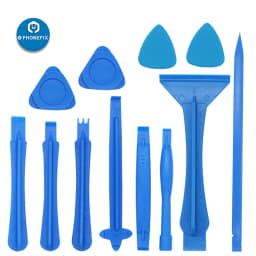 12pcs Mobile Phone Repair Opening Tool Screen Repair Kit Plastic Spudger Disassemble Pry Tools for iPhone Electronics Tool Kit