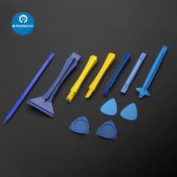 12pcs Mobile Phone Repair Opening Tool Screen Repair Kit Plastic Spudger Disassemble Pry Tools for iPhone Electronics Tool Kit