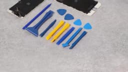 12pcs Mobile Phone Repair Opening Tool Screen Repair Kit Plastic Spudger Disassemble Pry Tools for iPhone Electronics Tool Kit