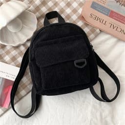 Mini Backpack Square Bag Korean Version Fashionable Sweet Shoulder Bag Female's Schoolbag Stylish Simple Crossbody Bag Casual