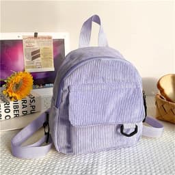 Mini Backpack Square Bag Korean Version Fashionable Sweet Shoulder Bag Female's Schoolbag Stylish Simple Crossbody Bag Casual