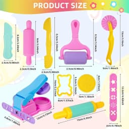 Playdough Tools Accessories for Kids Plastic Plasticene Toys with Animal Cutters Play Dough Mold Set Children Puzzle Party Faovr