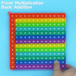 Multiplication Games Addition Chart Fidget Toys, 12x12&12+12 Times Table Math Practice Activity, Montessori Educational Toys