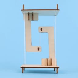 Tensioning structure science small production small invention DIY children's education handmade puzzle experimental material toy