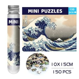 150PCS/Set Oil Painting Jigsaw Puzzles Mini Test Tube Oil Painting Jigsaw Gifts Family Educational Toys Adult Children