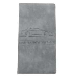 Men's Card Holder, Car Registration Vehicle License Insurance Card Holder Wallet