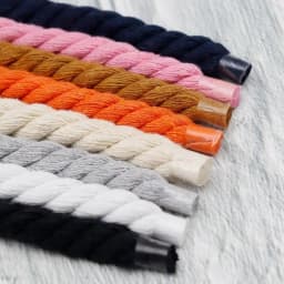 2PCS Round Thick Rope Laces Polyester Cotton High Quality Solid Color Laces 0.8cm120cm Width 10Colors Bold Shoelaces