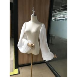 Chiffon Wedding Long Sleeves Bride Accessories Formal Party Removable Sleeves Accessory Women Elastic Band Bridal Gloves