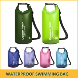 Waterproof Swimming Bag Dry Sack 5L/10L/15L/20L Waterproof Floating Dry Gear Bags For Boating Fishing Rafting Swimming