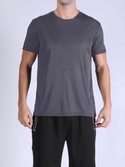 5PCS Men's Solid Color Ultralight Quick Dry Sport T-Shirt, Breathable Lightweight Top For Fitness Training Workout Running Gym