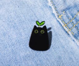 Enamel Pin Fashion Creative Animal Badge Pins Jewelry Children's Gift punk Style Small Cartoon Cute Black Cat Shape Metal