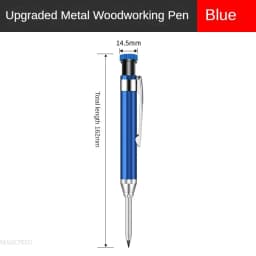 2.8mm Solid Carpenter Deep Hole Maker Construction Pencils with Built in Sharpener for Woodworking Drafting Architect Tool