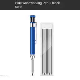 2.8mm Solid Carpenter Deep Hole Maker Construction Pencils with Built in Sharpener for Woodworking Drafting Architect Tool