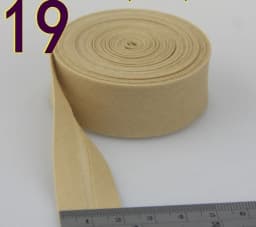 100% Cotton Bias tape, 20mm width 3/4" Ironed Single Fold Binding Bias Tape For Garment Craft DIY Handmaking 5m/lot