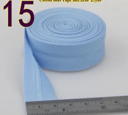 100% Cotton Bias tape, 20mm width 3/4" Ironed Single Fold Binding Bias Tape For Garment Craft DIY Handmaking 5m/lot