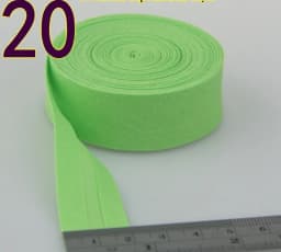 100% Cotton Bias tape, 20mm width 3/4" Ironed Single Fold Binding Bias Tape For Garment Craft DIY Handmaking 5m/lot