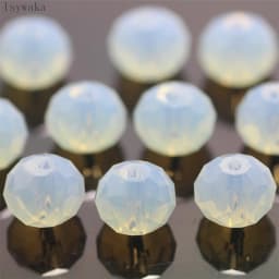 Isywaka Purple Multicolor 2mm,3*4mm,4*6mm,6*8mm Austria Faceted Crystal Glass Beads Loose Spacer Round Beads For Jewelry Making