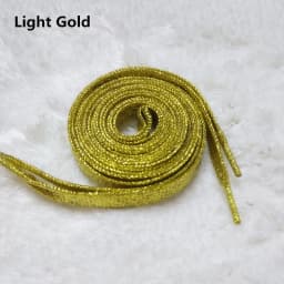1 cm Width Colorful Lurex Shoelaces Trendy Bright Colorful Fall Winter Shoelaces Sneaker White Casual Sports Leather Shoes Laces
