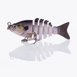 Hanlin 5/6/7/8/10cm Mini Multi Jointed Swimbait Fishing Lure Flexible Fish Bait Bionic Crankbait Sinking Pesca Pike Bass Tackle