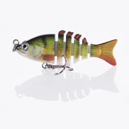 Hanlin 5/6/7/8/10cm Mini Multi Jointed Swimbait Fishing Lure Flexible Fish Bait Bionic Crankbait Sinking Pesca Pike Bass Tackle
