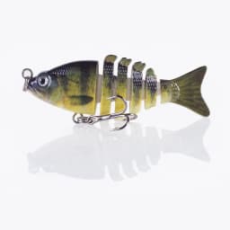 Hanlin 5/6/7/8/10cm Mini Multi Jointed Swimbait Fishing Lure Flexible Fish Bait Bionic Crankbait Sinking Pesca Pike Bass Tackle