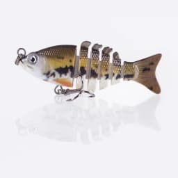 Hanlin 5/6/7/8/10cm Mini Multi Jointed Swimbait Fishing Lure Flexible Fish Bait Bionic Crankbait Sinking Pesca Pike Bass Tackle
