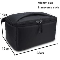 Waterproof DSLR Camera Inserts Bag Portable Inner Partition Padded Protector Bag Super Thick Drop-Proof Liner Inserts Handbag