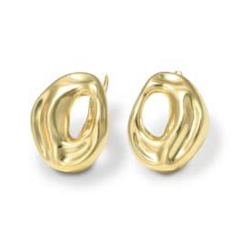 15mm Earring Making Supplies 22K Gold Plated Hoop Earrings Hooks Clasps Accessories for Woman Handmade DIY Jewellery Wholesale