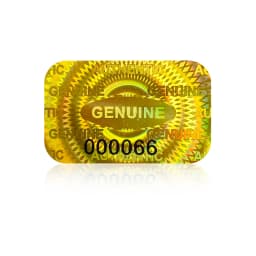 300/600pcs 2.5x1.5cm Security Seal Tamper Proof Stickers Holographic Warranty Void Laser Label with Serial Number Adhesive Label