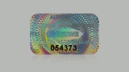 300/600pcs 2.5x1.5cm Security Seal Tamper Proof Stickers Holographic Warranty Void Laser Label with Serial Number Adhesive Label