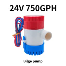 Water Pump 12V 24V 1100gph 750gph Bilge Pump Float Switch Used in Boat Seaplane Motor Homes Houseboat Bilge Pump