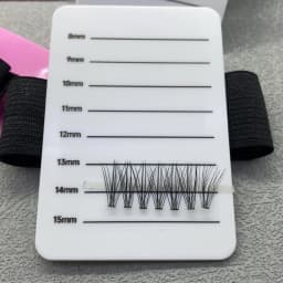 Grafted Eyelash Show Board Eyelash Extension Hand Plate Lash Holder Eyelash Extension Pallet With Adjustable Wrist Strap