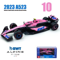 Bburago 1:43 2024 F1 Alpine A524 Die‑cast Alloy Model Car #10 Pierre Gasly #31 Esteban Ocon Racing Mini Replica Collectible Gift
