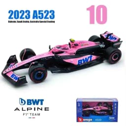 Bburago 1:43 2024 F1 Alpine A524 Die‑cast Alloy Model Car #10 Pierre Gasly #31 Esteban Ocon Racing Mini Replica Collectible Gift