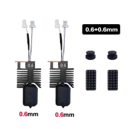 0.2/0.4/0.6/0.8mm Hotend for Snapmaker u1 Full Assembled Hotend Plug & Play Ceramic Block Kit SnapmakerU1 3d Pirnter Print Head