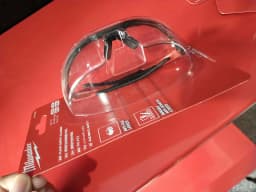 Milwaukee 48-73-2000A Clear Safety Glasses Anti Fog Scratch Resistant Lens Maximum Comfort Protective Glasses Tool Accessories