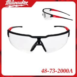 Milwaukee 48-73-2000A Clear Safety Glasses Anti Fog Scratch Resistant Lens Maximum Comfort Protective Glasses Tool Accessories